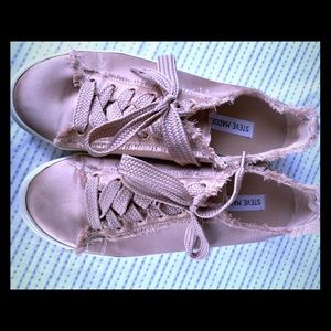 Steve madden, satin but durable, fun chucks!